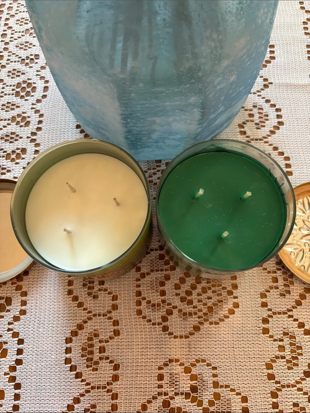 Bath & Body Works Princess Tiana and Merry Mistletoe 3-wick Candles